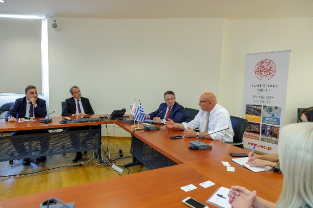  Συνάντηση της Διοίκησης του Πανεπιστημίου Κρήτης με Ανώτατα Στελέχη της Eurobank