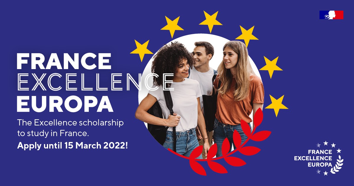  Πρόγραμμα υποτροφιών "France Excellence Europa" για μεταπτυχιακές σπουδές στη Γαλλία